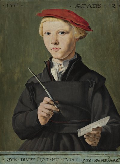 Retrato de un Joven Erudito de Jan van Scorel